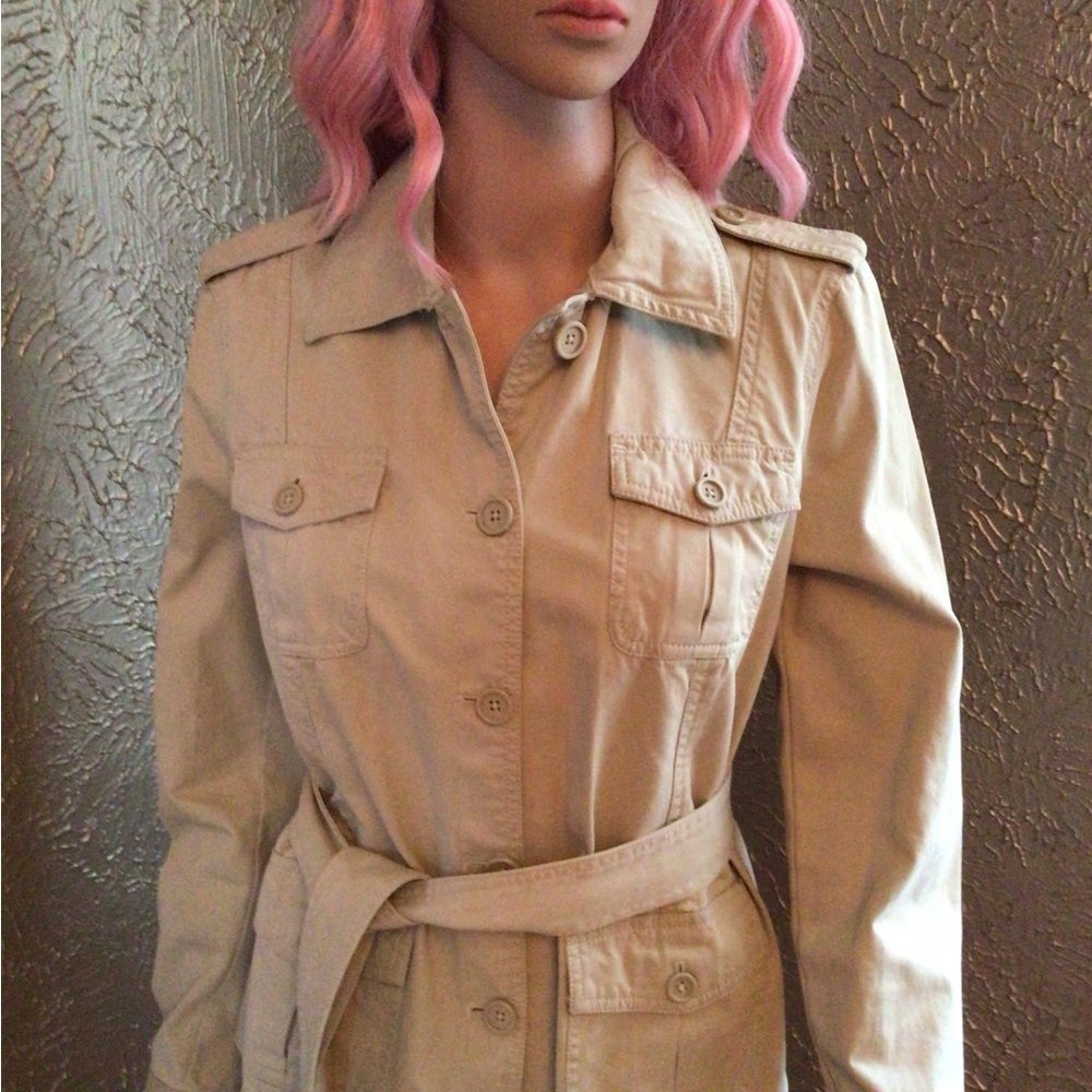 GAP Beige Belted Trench Jacket